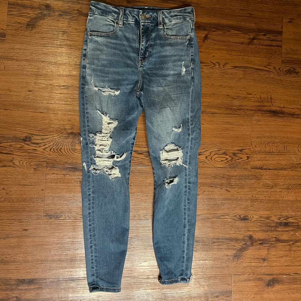 American Eagle curvy high rise jeggings